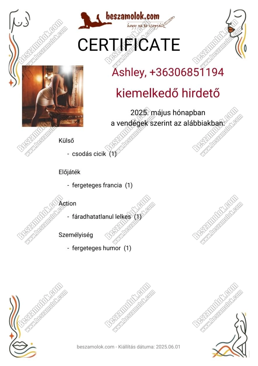 Ashley - +36 30 685 1194 - feloras szexpartner foto
